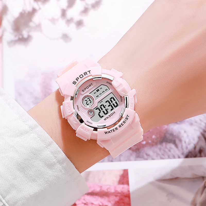 Smartwatch Watches For Girls - Moda Çocuklar Saatler Aydınlık Su Geçirmez