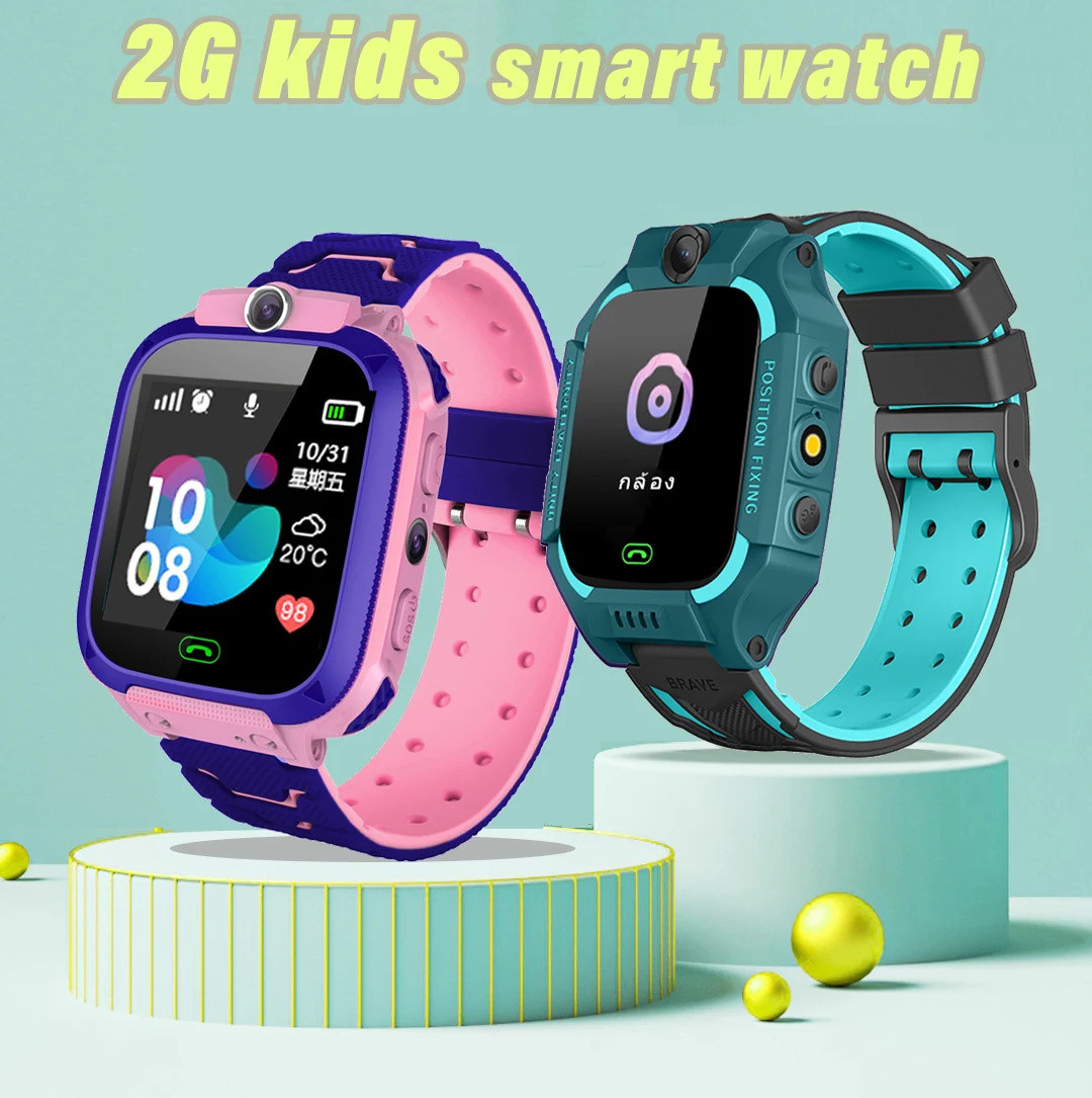 Smartwatch Watches For Girls - Q12 Çocuklar akıllı saat 2G Acil