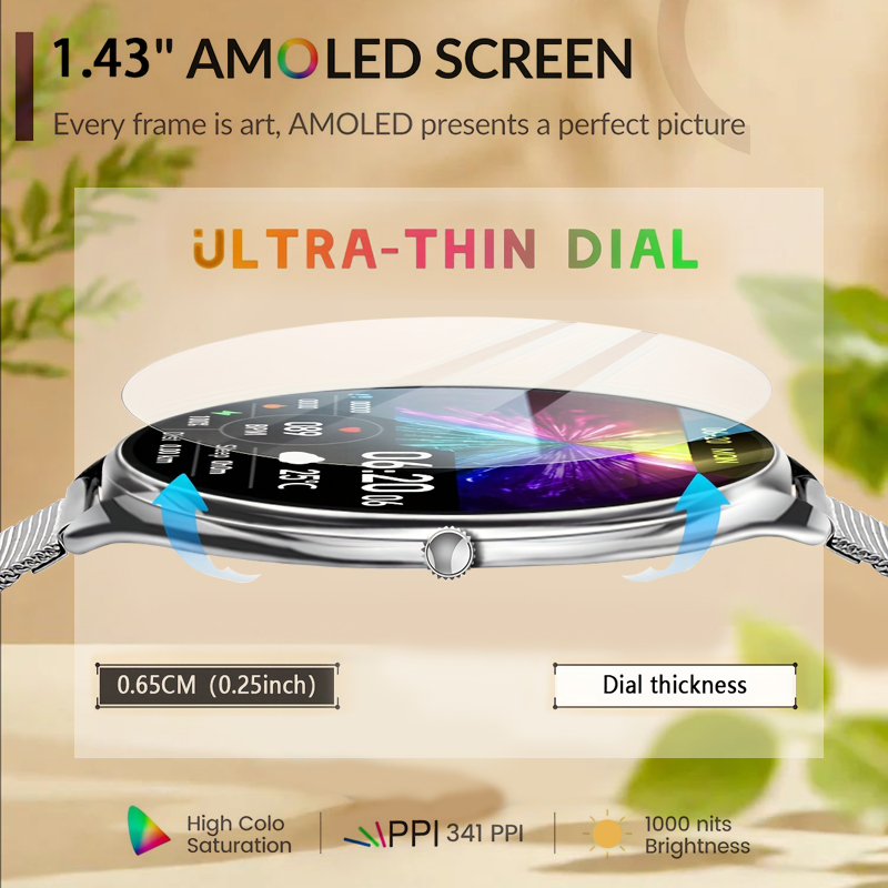 Watches Ladies Smartwatch - 2026 Orijinal Kadınlar İçin Ultra İnce