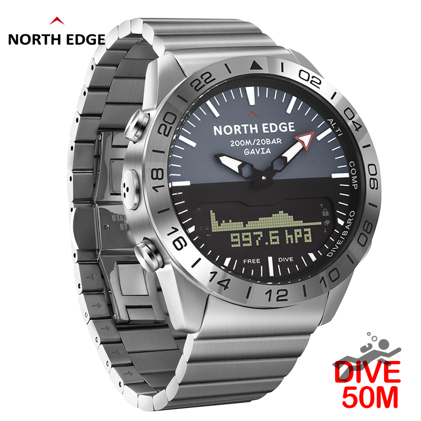 NORTH EDGE Erkek Dalış Saati A - Altimeter Compass Watch incelemesi ve fiyatı