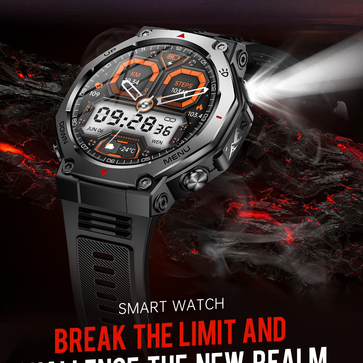 Android IOS için yeni AMOLED a - Watch Vs Smartwatch incelemesi ve fiyatı