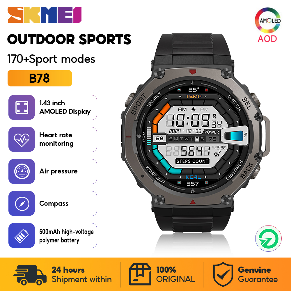 SKMEI Askeri Açık Hava Spor Ak - Smartwatch Watches Price incelemesi ve fiyatı