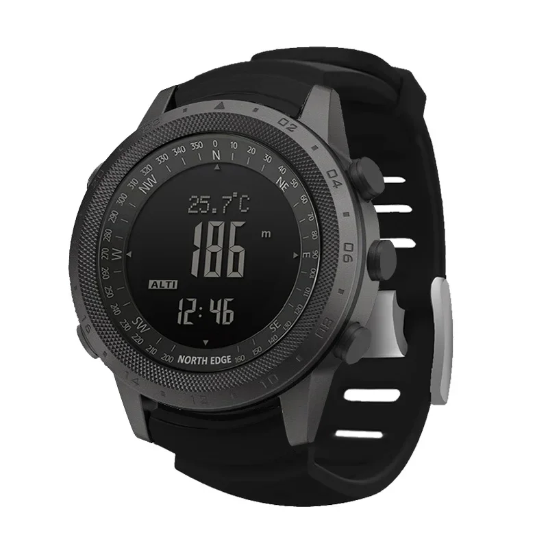 Erkekler Dijital Saat NORTH ED - Altimeter Compass Watch incelemesi ve fiyatı