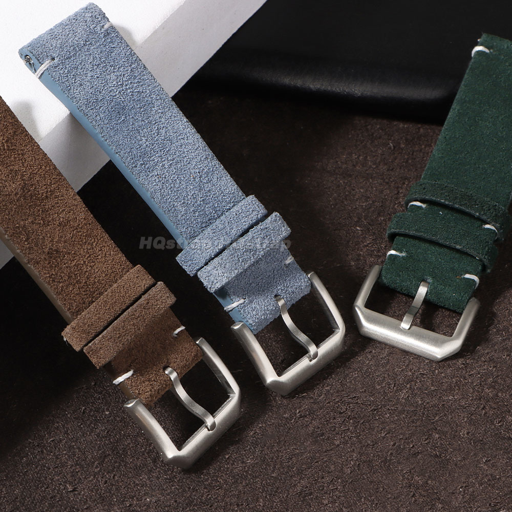 20mm 22mm Yumuşak Süet Deri sa - Smartwatch Vintage Watches For Women incelemesi ve fiyatı