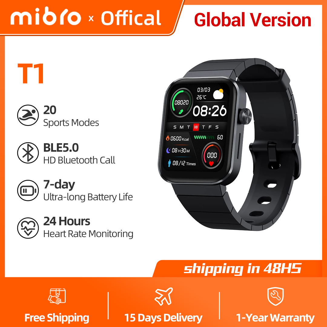 Mibro Watch T1 Küresel Sürüm 1 - Smartwatch Watches Price incelemesi ve fiyatı