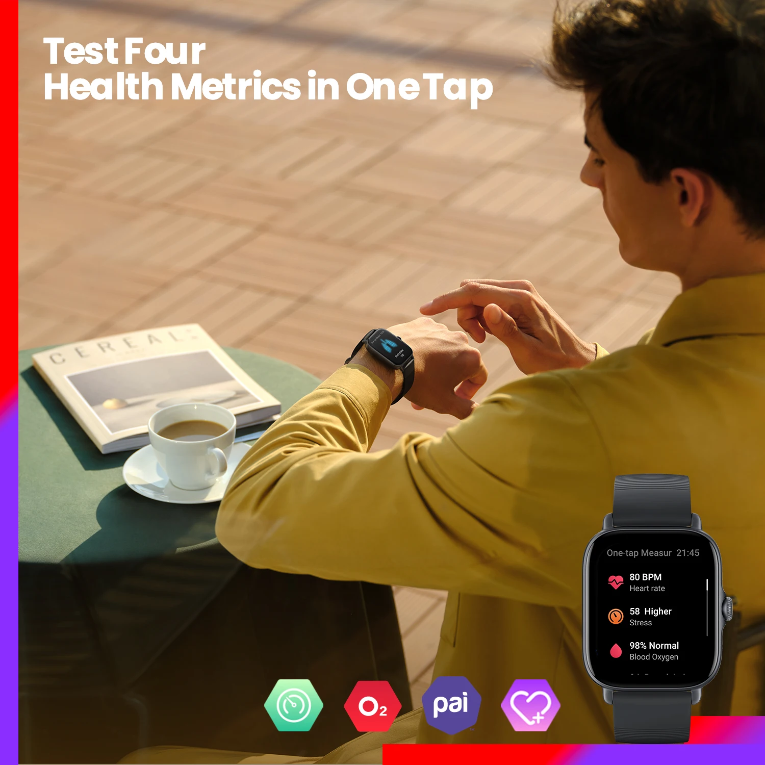 Amazfit GTS 3 Akıllı Saat 5ATM - Timex Watches Smartwatch incelemesi ve fiyatı